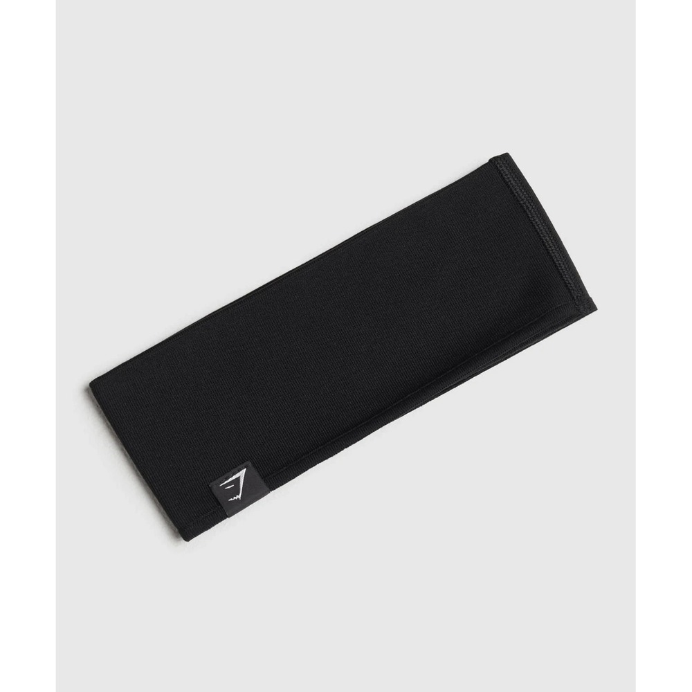 GYMSHARK Diffuse Sweat Headband in Black - One Size